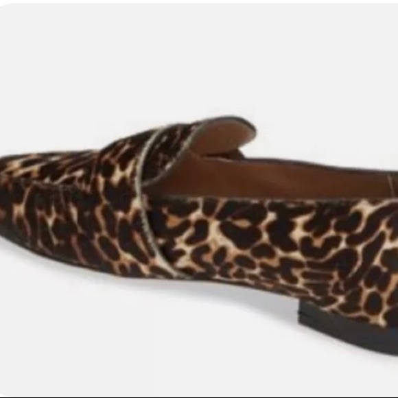 Halogen Lucy Calf Hair Slip On Loafers Leather NIB Sz 7 - Picture 5 of 10